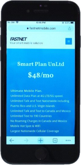 Unlimited voice and data plan