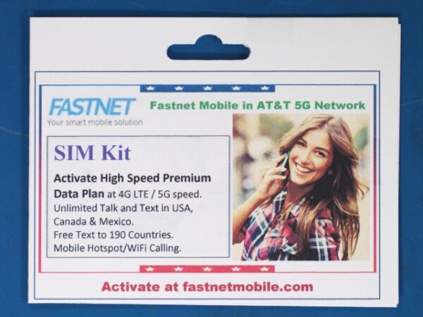 sim card with cheap mobile plan and free international call.